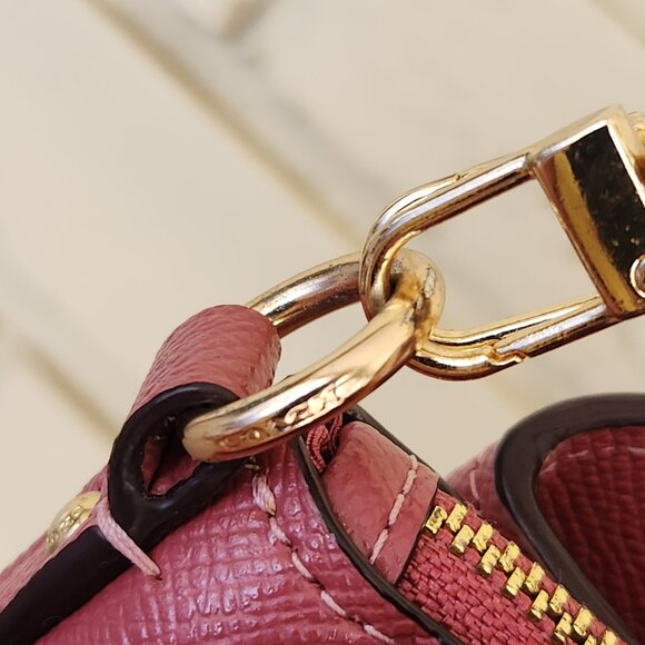 Like New Coach Sage Pink Leather Shoulder Bag Pure - Picture 4 of 15